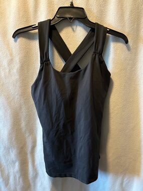 Prana Black Crisscross Sports Tank
